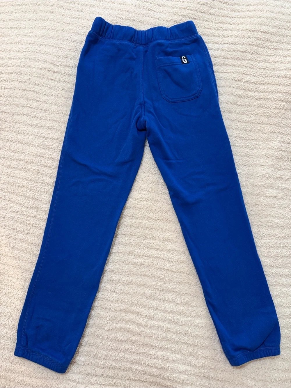 Gymboree Royal Blue Jogger Sweatpants with White Drawstring